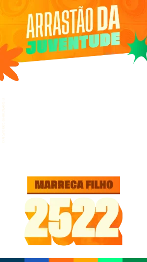 Moldura Arrastão da Juventude, 2522 laranja